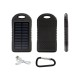 Solárna powerbanka 5000mAh s LED baterkou Solárna powerbanka 5000mAh s LED baterkou