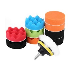 Leštiace kotúče, s nosičom a vŕtacím adaptérom, sada 12ks Leštiace kotúče, s nosičom a vŕtacím adaptérom, sada 12ks