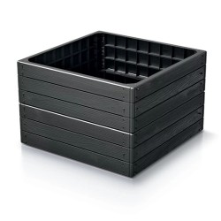 Vyvýšený záhon 756x250mm, antracit BASE WOODY