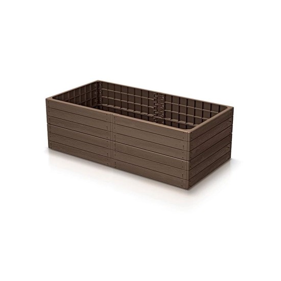 Vyvýšená posteľ 1492x756x250mm, antracitová ZÁKLADŇA WOODY