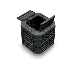 Plastový kompostér 650l, čierny COMPOGREEN VARIO