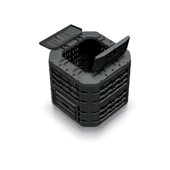 Plastový kompostér 650l, čierny COMPOGREEN VARIO Plastový kompostér 650l, čierny COMPOGREEN VARIO