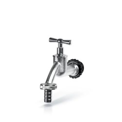 1/2" kohútik na nádrž na dažďovú vodu, strieborný TAP