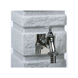 Záhradný vodný stĺp, 110x26x26cm, sivý kameň ROMANA Záhradný vodný stĺp, 110x26x26cm, sivý kameň ROMANA