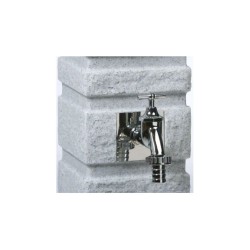 Záhradný vodný stĺp, 110x26x26cm, sivý kameň ROMANA Záhradný vodný stĺp, 110x26x26cm, sivý kameň ROMANA