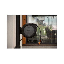 Automatický navijak s 1/2", 20m hadicou a príslušenstvom BLACK LINE