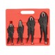 Sada upínacích klieští 4ks, 125-250mm MAR-POL