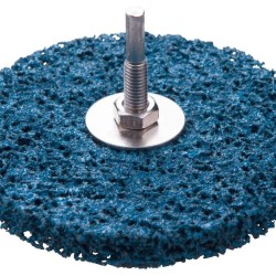 Nylonový brúsny kotúč, na stopke, ø115x14mm, nylon/brúsne SiC EXTOL PREMIUM