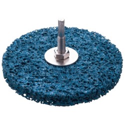 Nylonový brúsny kotúč, na stopke, ø115x14mm, nylon/brúsne SiC EXTOL PREMIUM