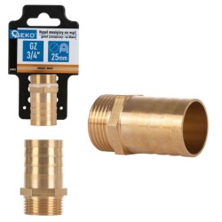 Mosadzná hadica 25mm s vonkajším závitom 3/4" GEKO Mosadzná hadica 25mm s vonkajším závitom 3/4" GEKO