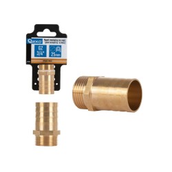 Mosadzná hadica 25mm s vonkajším závitom 3/4" GEKO Mosadzná hadica 25mm s vonkajším závitom 3/4" GEKO