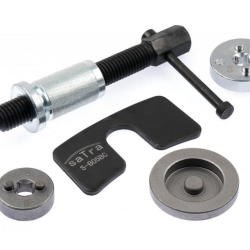 Posúvač brzdových piestov, s integrovanou ručnou brzdou SATRA a bez nej Posúvač brzdových piestov, s integrovanou ručnou brzdou SATRA a bez nej