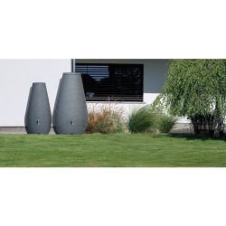 Plastová nádrž na dešťovou vodu 200L, žula DROP Plastová nádrž na dešťovou vodu 200L, žula DROP