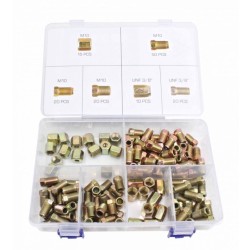 Brzdové skrutky - psy brzdového potrubia, rôzne veľkosti, 135 ks ASTA