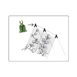 Tienenie pre záhradné stĺpy 11mm, nastaviteľné, 4ks BRADAS