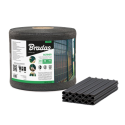 Plot, balkónová látka 19cmx36m, sivá BRADAS Plot, balkónová látka 19cmx36m, sivá BRADAS