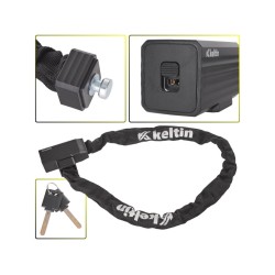 Zámok na bicykel - reťaz 6x900mm, zámok na kľúč KELTIN Zámok na bicykel - reťaz 6x900mm, zámok na kľúč KELTIN