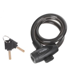 Zámok na bicykel, lano, 12x800mm, zámok na kľúč KELTIN Zámok na bicykel, lano, 12x800mm, zámok na kľúč KELTIN