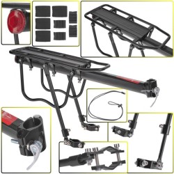 Zadný nosič bicyklov, hliník so vzperami, 50kg KELTIN