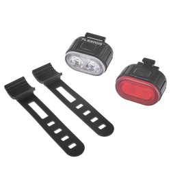 Svetlo na bicykel, sada vpredu 350mAh, zadné 230mAh KELTIN Svetlo na bicykel, sada vpredu 350mAh, zadné 230mAh KELTIN