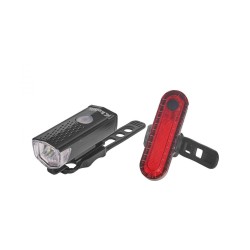 Svetlo na bicykel, sada vpredu 900mAh, zadné 400mAh KELTIN Svetlo na bicykel, sada vpredu 900mAh, zadné 400mAh KELTIN