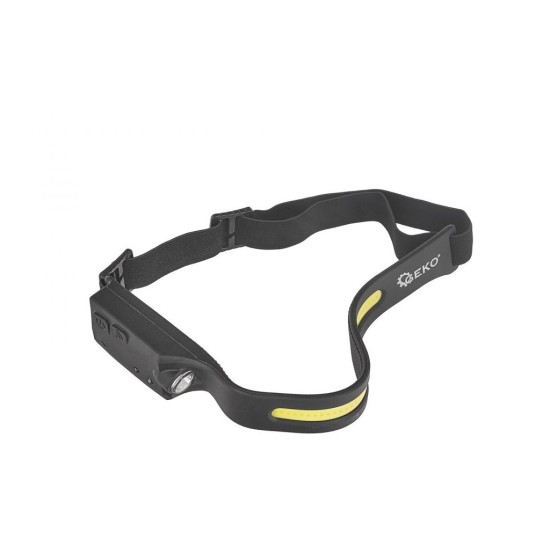 Čelovka s IR snímačom pohybu, 350lm, COB LED/XPE LED, USB nabíjanie KELTIN