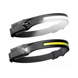 Čelovka s IR snímačom pohybu, 350lm, COB LED/XPE LED, USB nabíjanie KELTIN Čelovka s IR snímačom pohybu, 350lm, COB LED/XPE LED, USB nabíjanie KELTIN