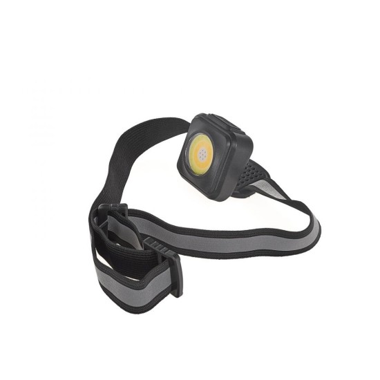 COB 3W LED reflektorová čelovka, 500mAh, s nastaviteľnou hlavou, USB nabíjanie, nárazuvzdorný KELTIN COB 3W LED reflektorová čelovka, 500mAh, s nastaviteľnou hlavou, USB nabíjanie, nárazuvzdorný KELTIN