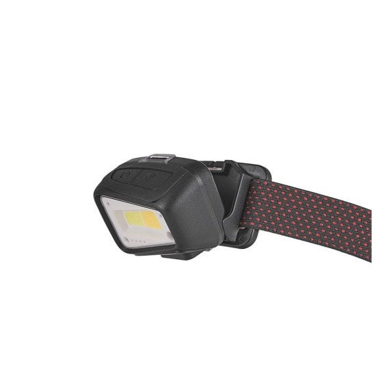 Čelovka so snímačom pohybu, COB LED 5W+3W, 520lm, USB nabíjanie TVARDY Čelovka so snímačom pohybu, COB LED 5W+3W, 520lm, USB nabíjanie TVARDY