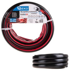 Záhradná hadica, vystužená 10m, 1" BLACK&RED GEKO
