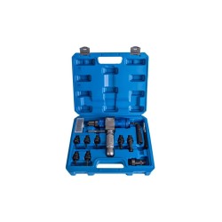 Nitovací nástavec na vŕtačku, sada na matice M3-M12 a trhacie nity 2,4-6,4mm GEKO