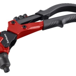 Nitovacie kliešte s otočnou hlavou COMBO, na nit. matice M3-M6 a trhacie nity 2,4-4,8mm FORTUM