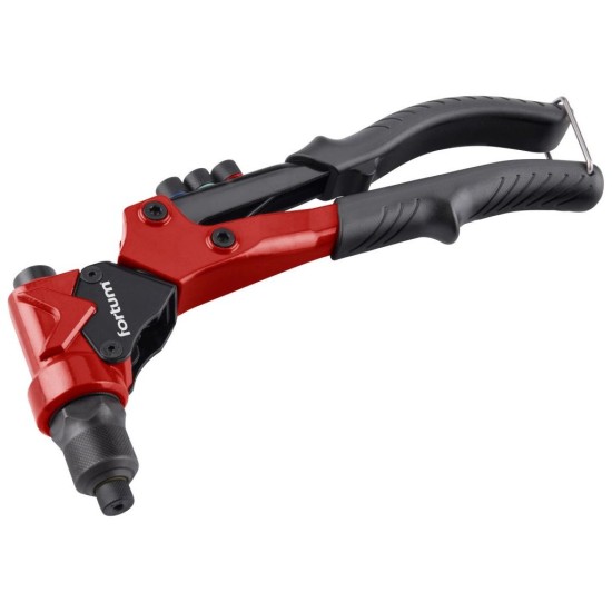 Nitovacie kliešte s otočnou hlavou COMBO, na nit. matice M3-M6 a trhacie nity 2,4-4,8mm FORTUM