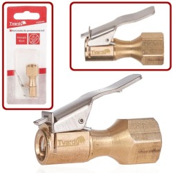 Koncovka na hustenie pneumatík, mosadz, 1/4" vnútorný závit TVARDY Koncovka na hustenie pneumatík, mosadz, 1/4" vnútorný závit TVARDY