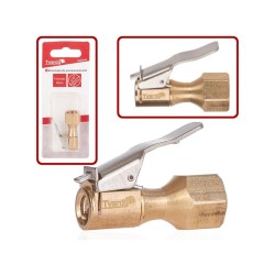 Koncovka na hustenie pneumatík, mosadz, 1/4" vnútorný závit TVARDY Koncovka na hustenie pneumatík, mosadz, 1/4" vnútorný závit TVARDY