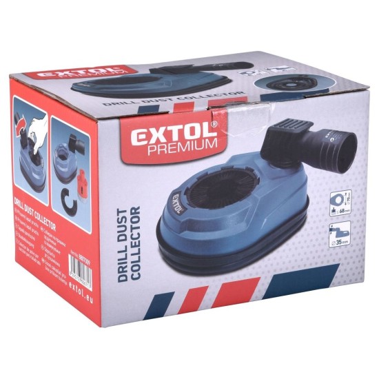 Odsávač prachu, na vŕtanie do priemeru 68 mm EXTOL PREMIUM Odsávač prachu, na vŕtanie do priemeru 68 mm EXTOL PREMIUM