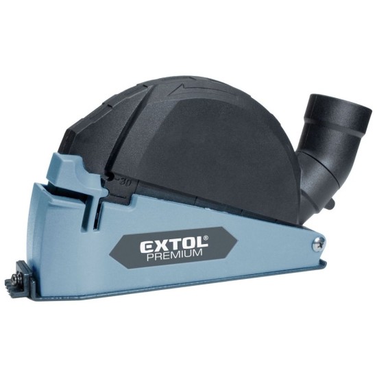 Kryt na odsávanie prachu na rezanie uhlovou brúskou, Ø115/125mm EXTOL PREMIUM Kryt na odsávanie prachu na rezanie uhlovou brúskou, Ø115/125mm EXTOL PREMIUM