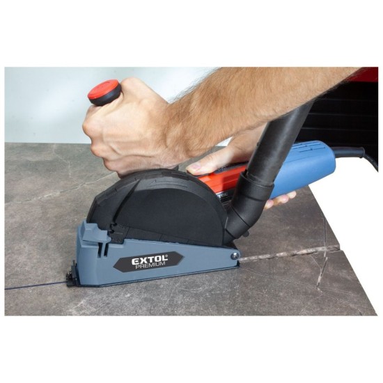 Kryt na odsávanie prachu na rezanie uhlovou brúskou, Ø115/125mm EXTOL PREMIUM Kryt na odsávanie prachu na rezanie uhlovou brúskou, Ø115/125mm EXTOL PREMIUM