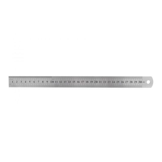Pravítko 30cm, nehrdzavejúca oceľ GEKO Pravítko 30cm, nehrdzavejúca oceľ GEKO