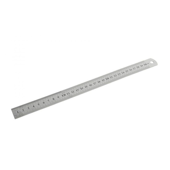 Pravítko 30cm, nehrdzavejúca oceľ GEKO Pravítko 30cm, nehrdzavejúca oceľ GEKO
