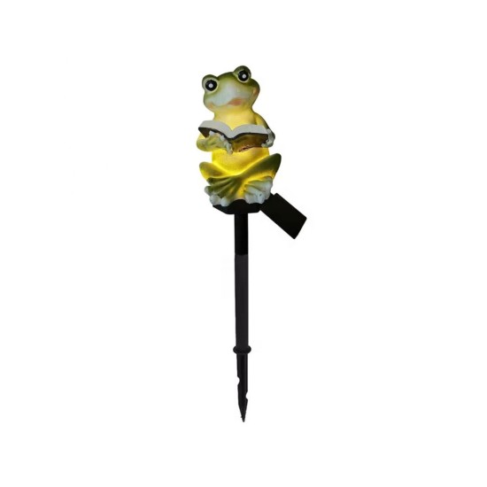 LED solárne dekoratívne záhradné svietidlo FROG LED solárne dekoratívne záhradné svietidlo FROG