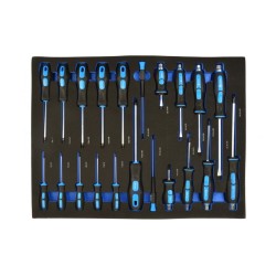 Zásuvková vložka - skrutkovače, sada 21ks GEKO