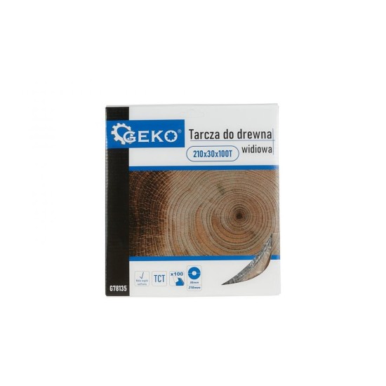 Pílový kotúč na drevo 210x30x100T GEKO Pílový kotúč na drevo 210x30x100T GEKO