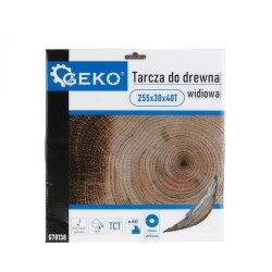 Pílový kotúč na drevo 255x30x40T GEKO Pílový kotúč na drevo 255x30x40T GEKO
