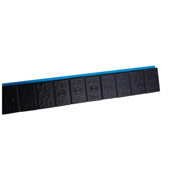Samolepiace závažia na kolesá 12x5g XTREME, čierne, 100ks GEKO pásiky