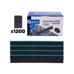 Samolepiace závažia na kolesá 12x5g XTREME, čierne, 100ks GEKO pásiky