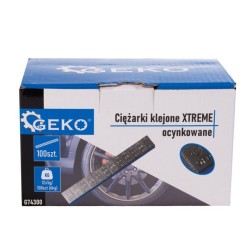 Samolepiace závažia na kolesá 5g XTREME, pozinkované, 1200ks GEKO Samolepiace závažia na kolesá 5g XTREME, pozinkované, 1200ks GEKO