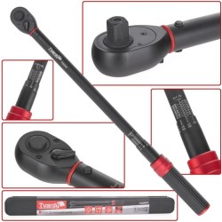 Momentový kľúč 1/2" 50-330Nm, s presnosťou +-3%, kalibrovaný TVARDY Momentový kľúč 1/2" 50-330Nm, s presnosťou +-3%, kalibrovaný TVARDY