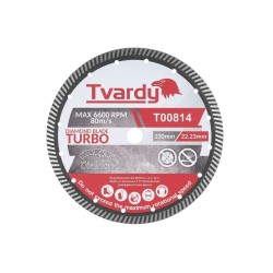 Diamantový rezací kotúč, Turbo 230x10x22,23mm na dlaždice a kameň TVARDY Diamantový rezací kotúč, Turbo 230x10x22,23mm na dlaždice a kameň TVARDY