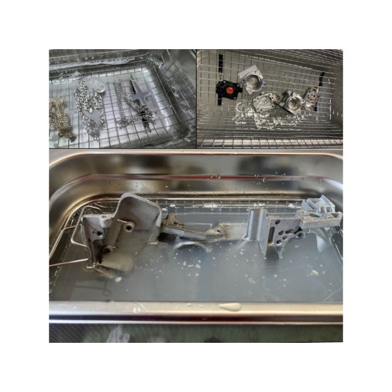 Ultrazvuková čistička 120 W, 3,2 l, nehrdzavejúca oceľ - MAR-POL